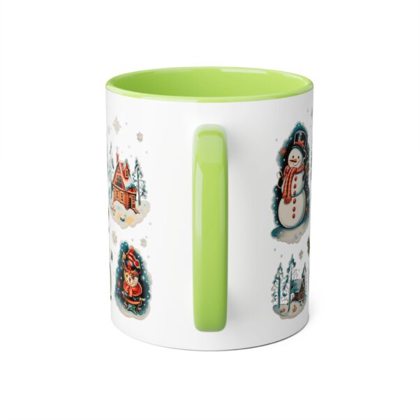 Vintage Christmas Accent Mugs, 11oz - Image 11