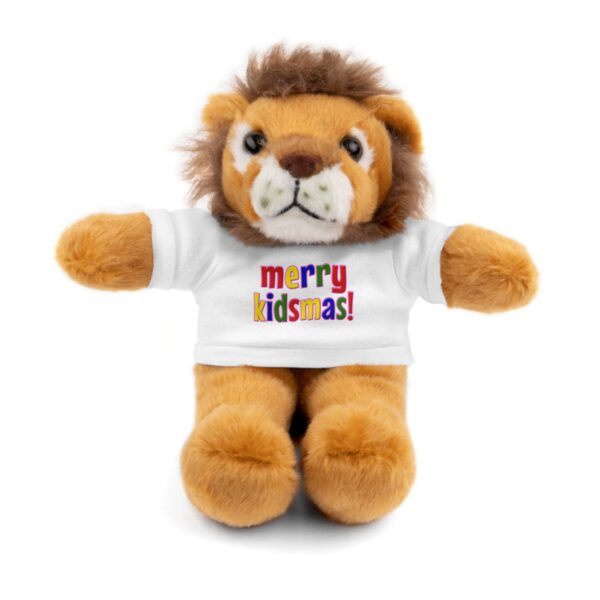 Merry Kidsmas Lion Stuffed Animal with Tee - Image 7