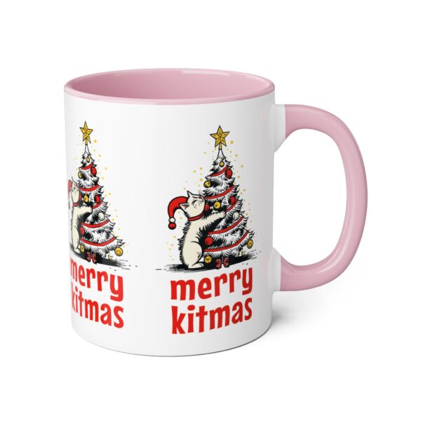 Merry Kitmas Accent Mugs, 11oz - Image 20