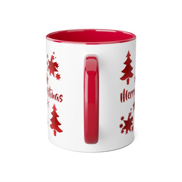 Merry Christmas Accent Mugs, 11oz - Image 3