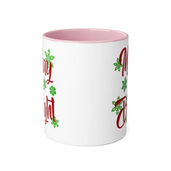 Merry & Bright Christmas Accent Mugs, 11oz - Image 13