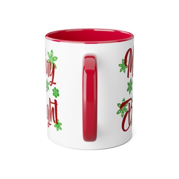 Merry & Bright Christmas Accent Mugs, 11oz - Image 19