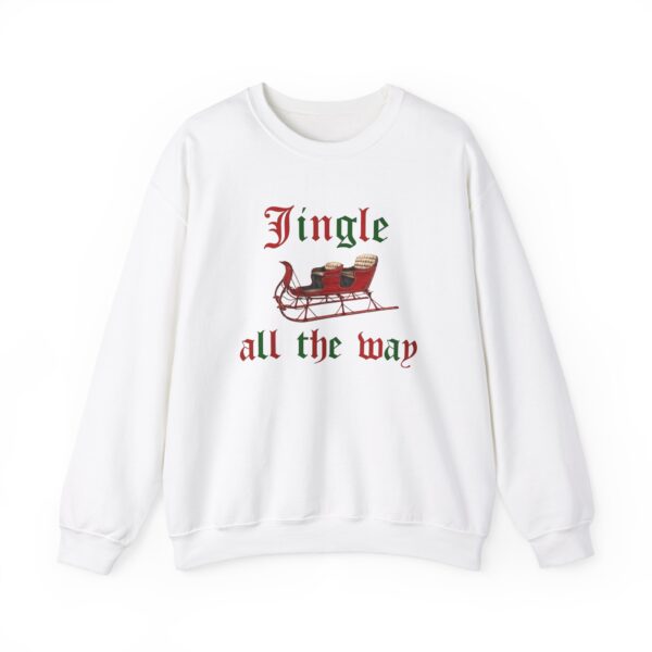 Jingle all the Way Vintage Christmas Unisex Heavy Blend™ Crewneck Sweatshirt - Image 6