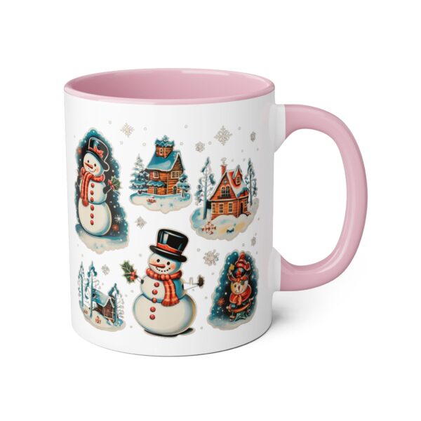 Vintage Christmas Accent Mugs, 11oz - Image 16