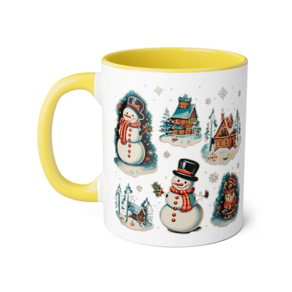 Vintage Christmas Accent Mugs, 11oz - Image 22