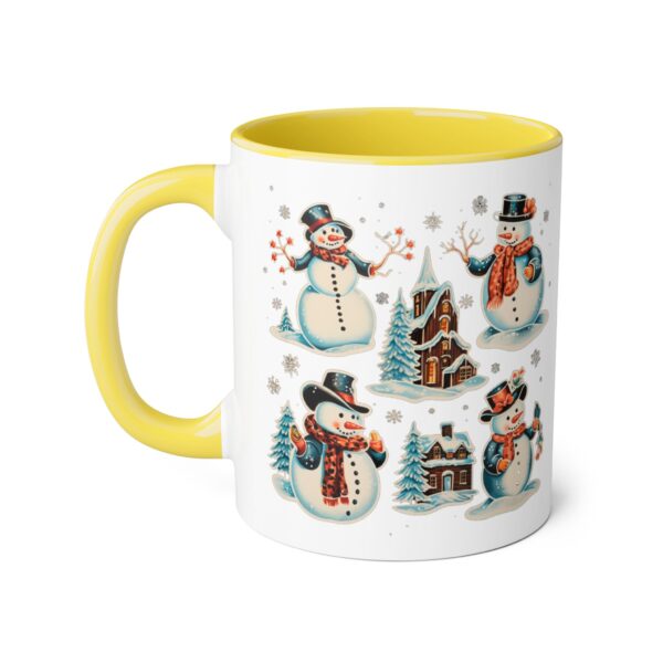 Vintage Christmas Accent Mugs, 11oz - Image 22