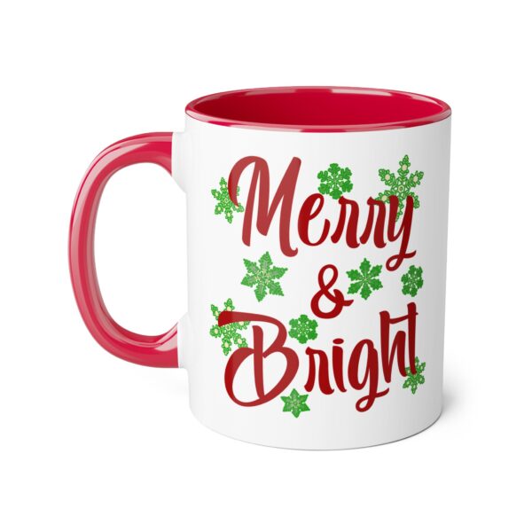 Merry & Bright Christmas Accent Mugs, 11oz - Image 18