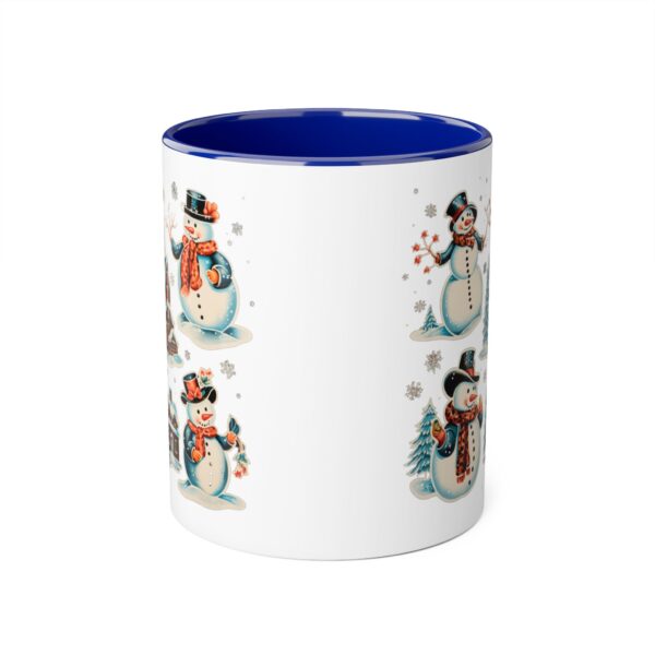 Vintage Christmas Accent Mugs, 11oz - Image 9