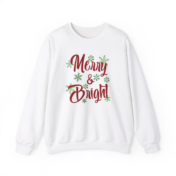 Merry & Bright Christmas Unisex Heavy Blend™ Crewneck Sweatshirt