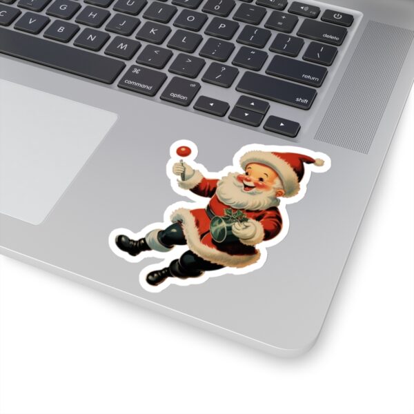 Vintage Santa Christmas Kiss-Cut Sticker - Image 20