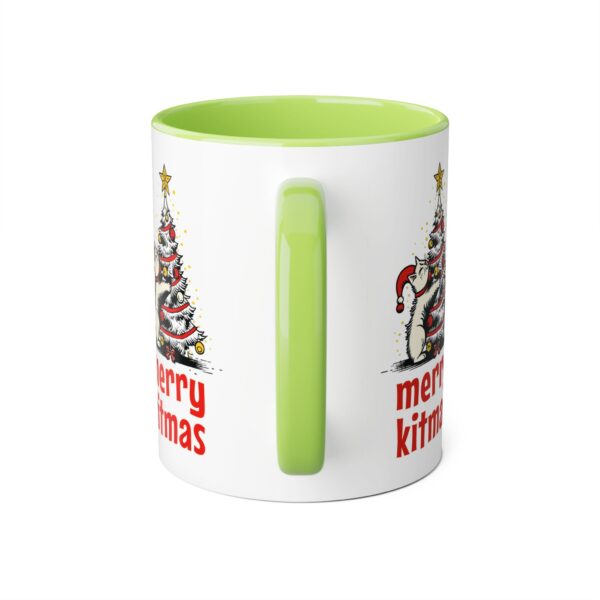 Merry Kitmas Accent Mugs, 11oz - Image 15