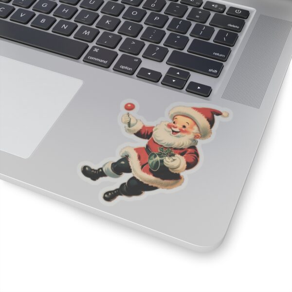 Vintage Santa Christmas Kiss-Cut Sticker - Image 17