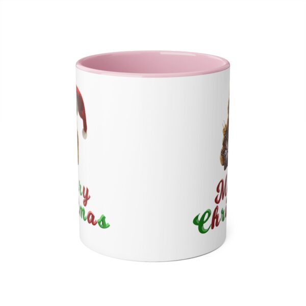 Merry Christmas Bear Accent Mugs, 11oz - Image 2