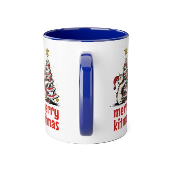 Merry Kitmas Accent Mugs, 11oz - Image 11