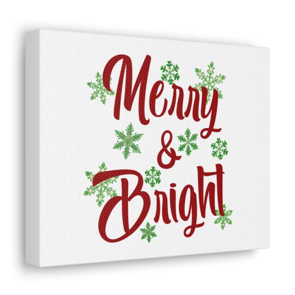 Merry & Bright Vintage Christmas Canvas Gallery Wraps