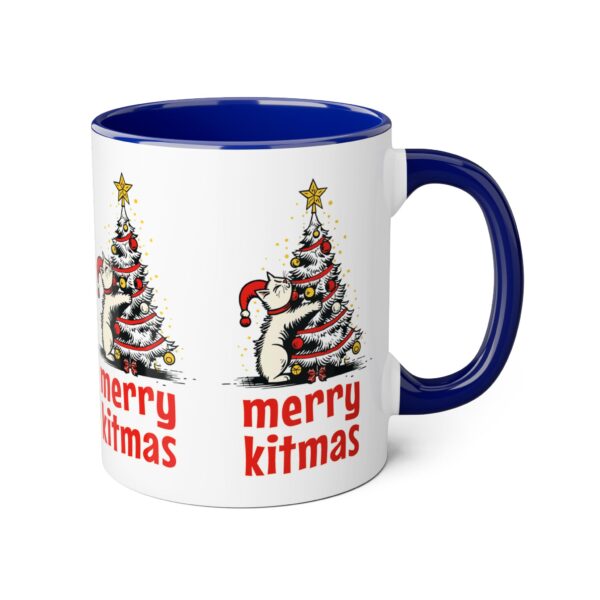 Merry Kitmas Accent Mugs, 11oz - Image 12