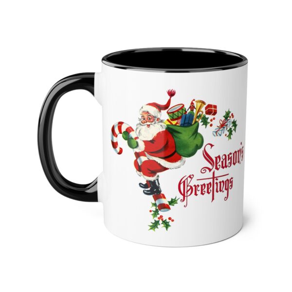 Season's Greetings Holiday Accent Mugs, 11oz - Image 5