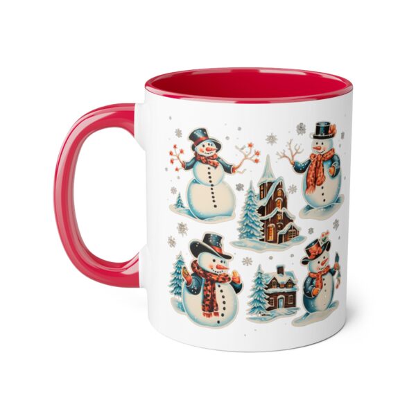 Vintage Christmas Accent Mugs, 11oz - Image 18