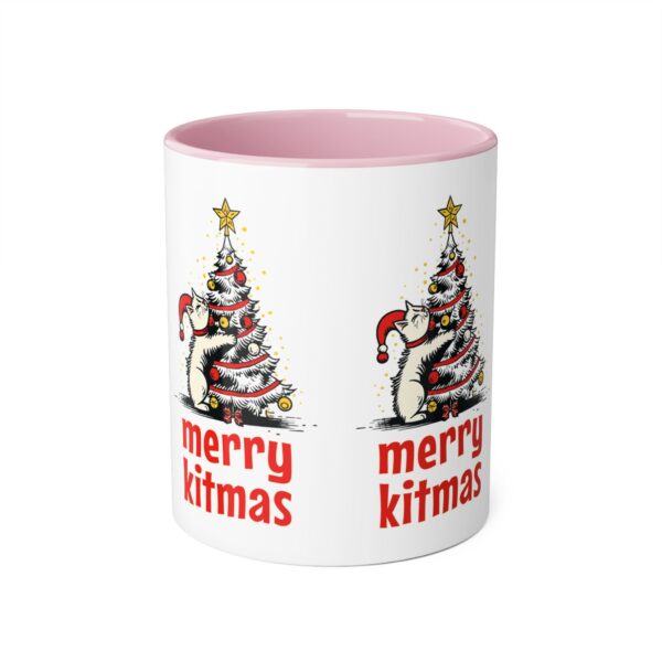 Merry Kitmas Accent Mugs, 11oz - Image 17