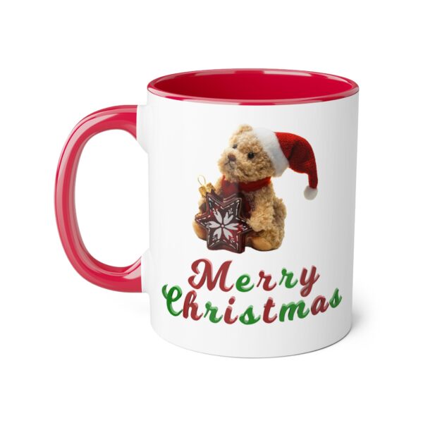 Merry Christmas Bear Accent Mugs, 11oz - Image 14