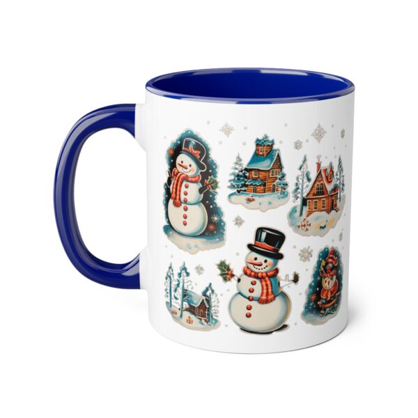 Vintage Christmas Accent Mugs, 11oz - Image 2