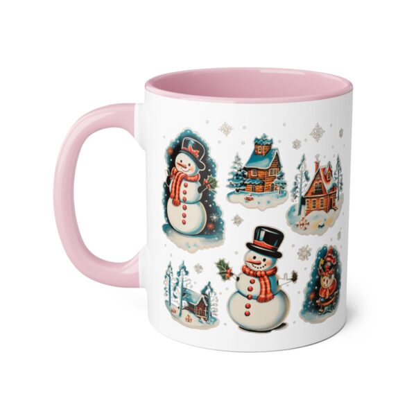 Vintage Christmas Accent Mugs, 11oz - Image 14