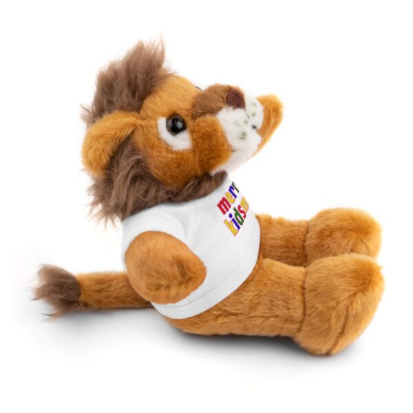 Merry Kidsmas Lion Stuffed Animal with Tee - Image 8