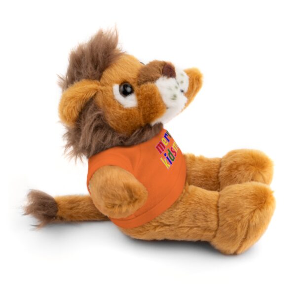 Merry Kidsmas Lion Stuffed Animal with Tee - Image 6