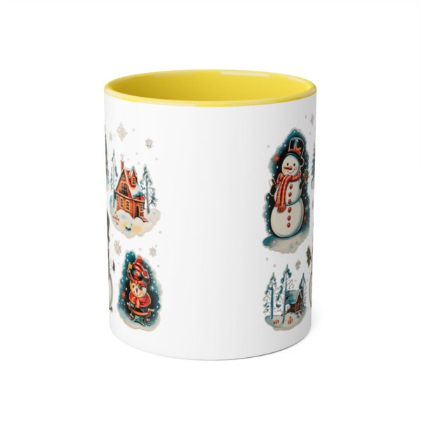 Vintage Christmas Accent Mugs, 11oz - Image 21