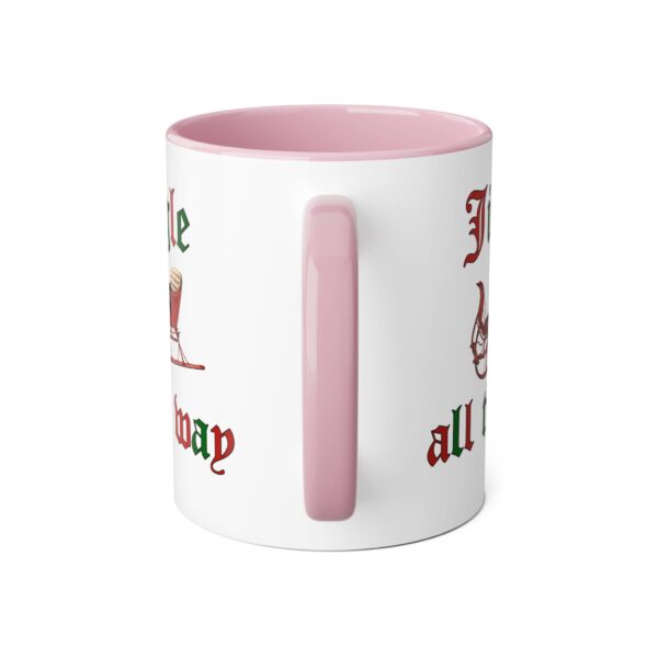 Jingle all the Way Christmas Accent Mugs, 11oz - Image 3