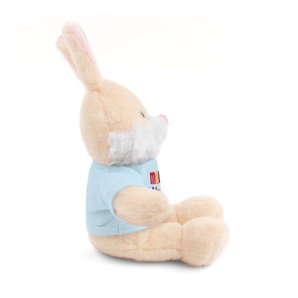 Merry Kidsmas Bunny Stuffed Animal with Tee - Image 4