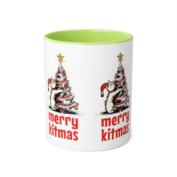 Merry Kitmas Accent Mugs, 11oz - Image 13