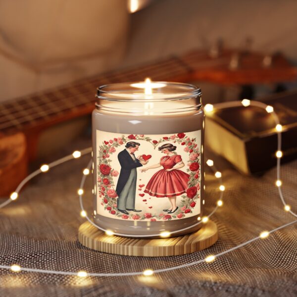 Vintage Valentine Couple #1 Scented Candle, 9oz - Image 32