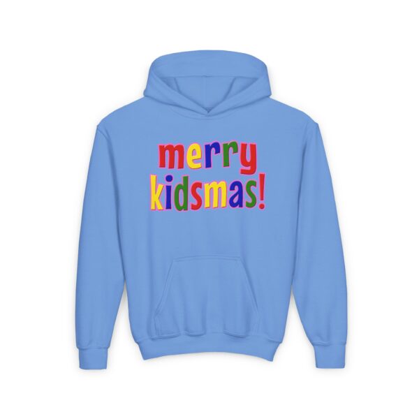 Merry Kidsmas Youth Heavy Blend Hooded Sweatshirt - Image 19