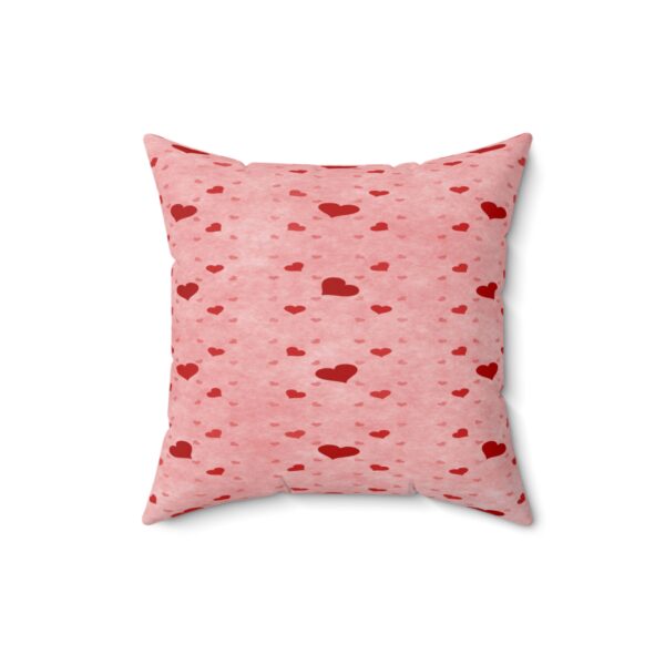 Romantic Valentine Couple's Spun Polyester Square Pillow - Image 5