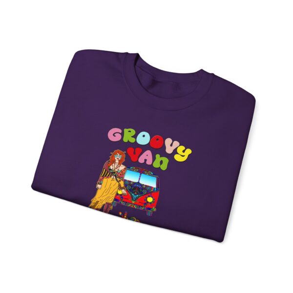 Groovy Van Valentine Unisex Heavy Blend™ Crewneck Sweatshirt - Image 56