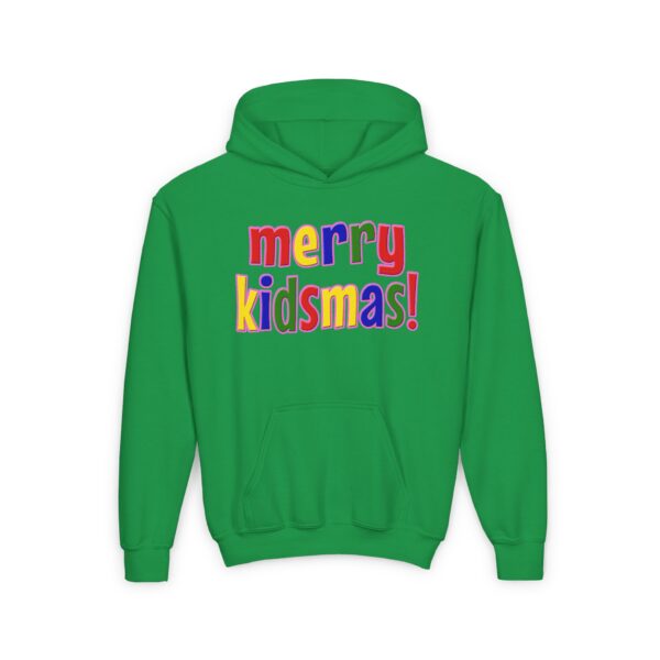 Merry Kidsmas Youth Heavy Blend Hooded Sweatshirt - Image 15