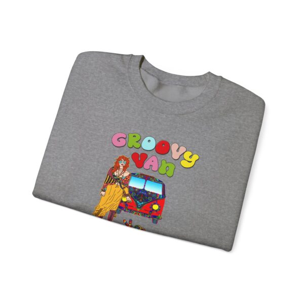 Groovy Van Valentine Unisex Heavy Blend™ Crewneck Sweatshirt - Image 32