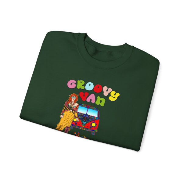 Groovy Van Valentine Unisex Heavy Blend™ Crewneck Sweatshirt - Image 28