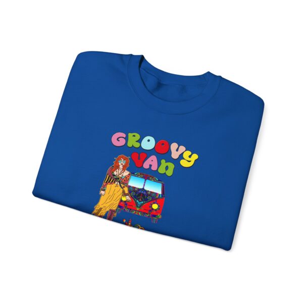 Groovy Van Valentine Unisex Heavy Blend™ Crewneck Sweatshirt - Image 48