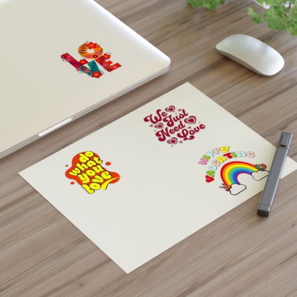 Retro Hippy Valentine Sticker Sheet - Image 15