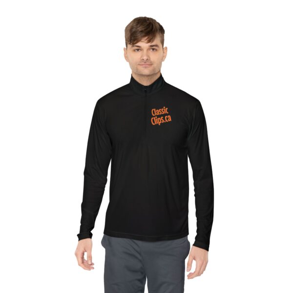 Classic Clips Logo Unisex Quarter-Zip Pullover - Image 4