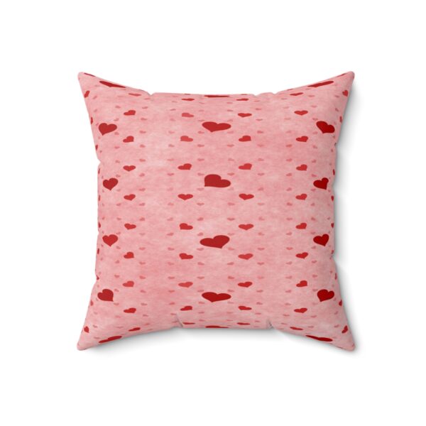 Romantic Valentine Couple's Spun Polyester Square Pillow - Image 8