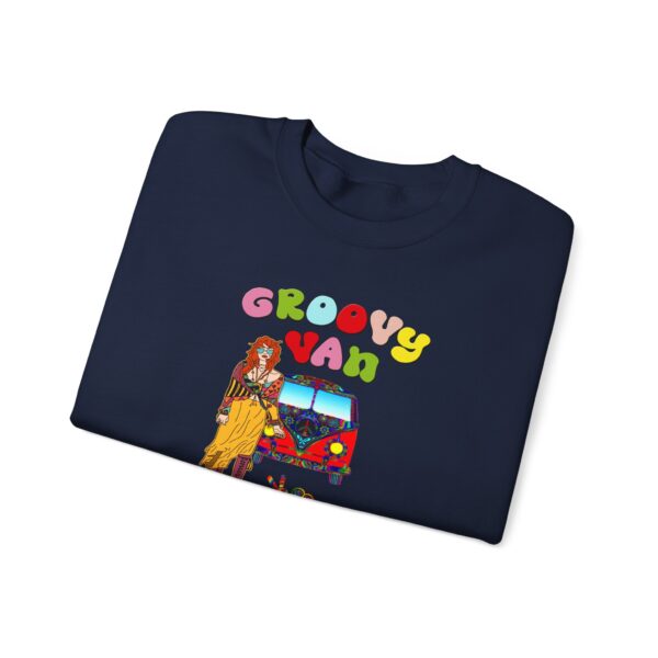 Groovy Van Valentine Unisex Heavy Blend™ Crewneck Sweatshirt - Image 52