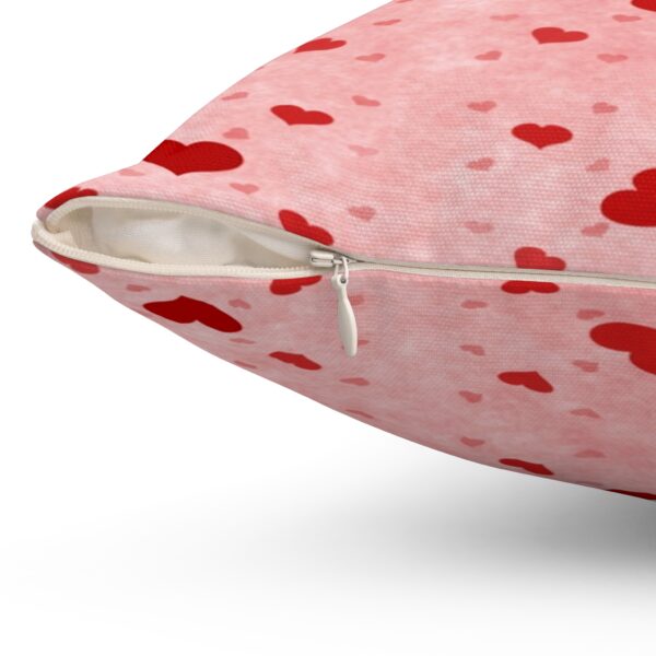 Romantic Valentine Couple's Spun Polyester Square Pillow - Image 12