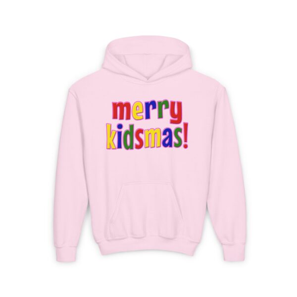 Merry Kidsmas Youth Heavy Blend Hooded Sweatshirt - Image 21