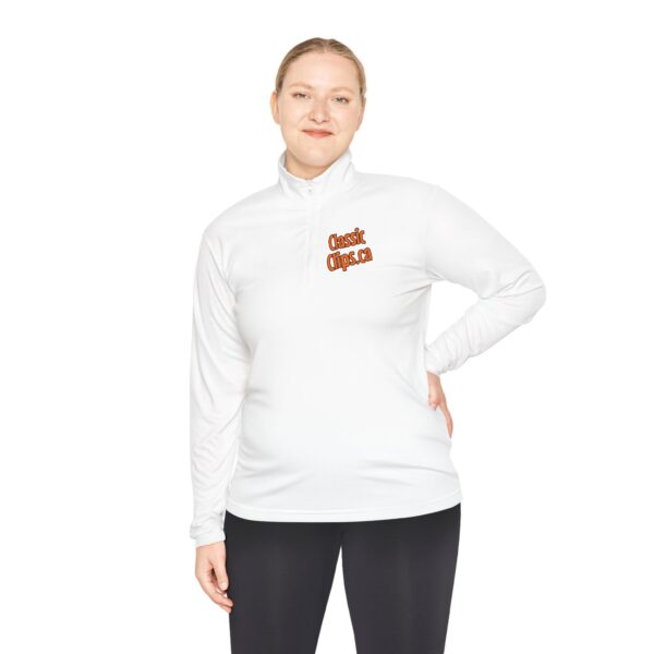 Classic Clips Logo Unisex Quarter-Zip Pullover - Image 7