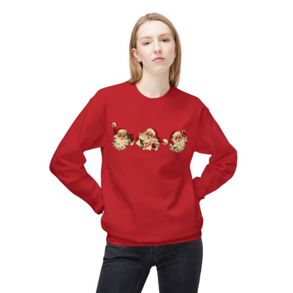 Vintage Santa Unisex Midweight Softstyle Fleece Crewneck Sweatshirt - Image 59