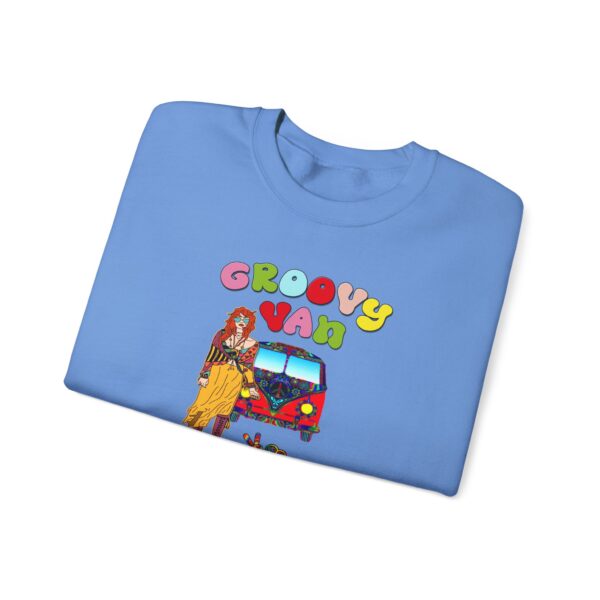 Groovy Van Valentine Unisex Heavy Blend™ Crewneck Sweatshirt - Image 36