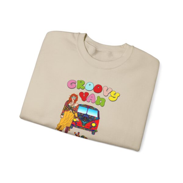 Groovy Van Valentine Unisex Heavy Blend™ Crewneck Sweatshirt - Image 16